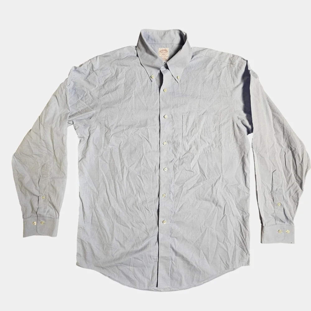 Brooks Brothers 346 Non-Iron Button Down Oxford Shirt 15.5-4/5 The Original Polo